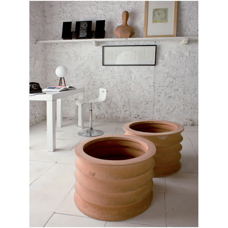 Große Terracotta Töpfe
