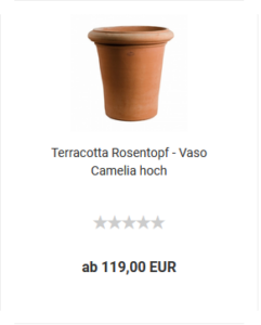 Vase zum Bepflanzen